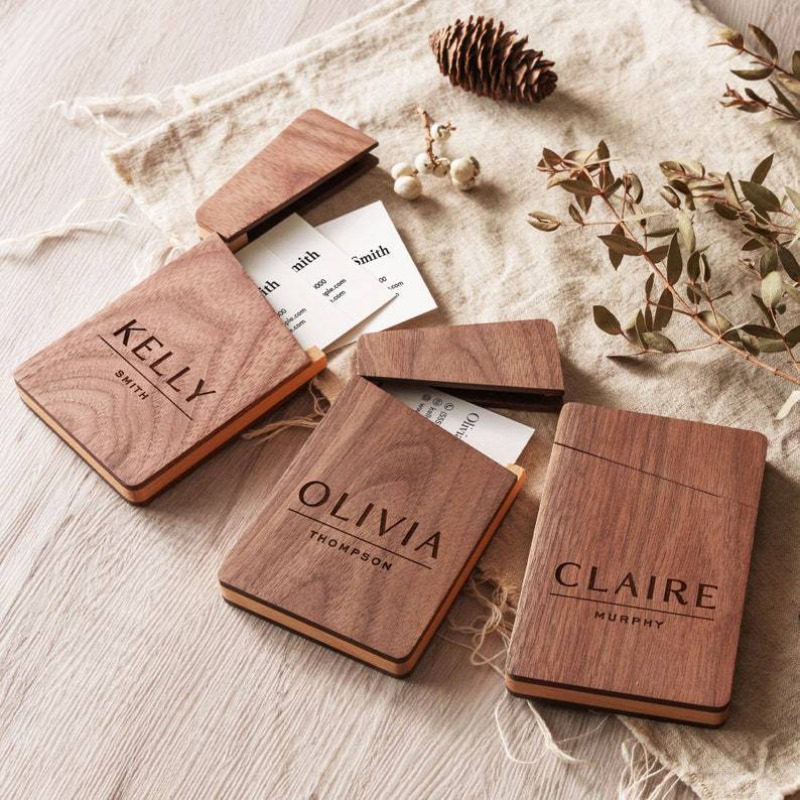 Industrial Handheld Laser - Laser Engrave Personalize Text Black Walnut
