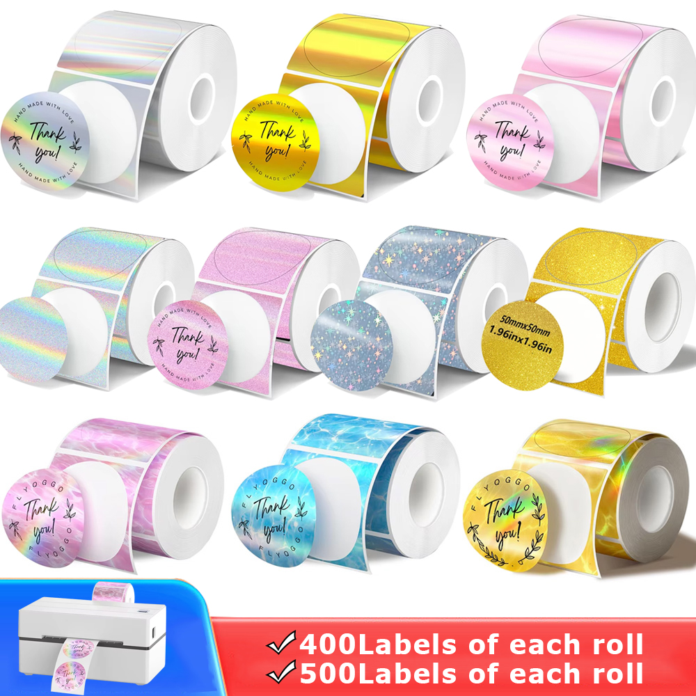 Industrial Laser Printer - MUNBYN/Nelko 2 Inch Holographic Laser Glitter
