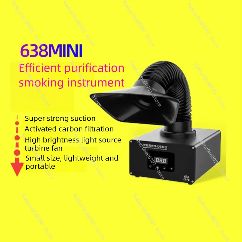 TBK638 Mini Smoke Exhaust Fan  – Fume Extractor Laser recenzja i cena