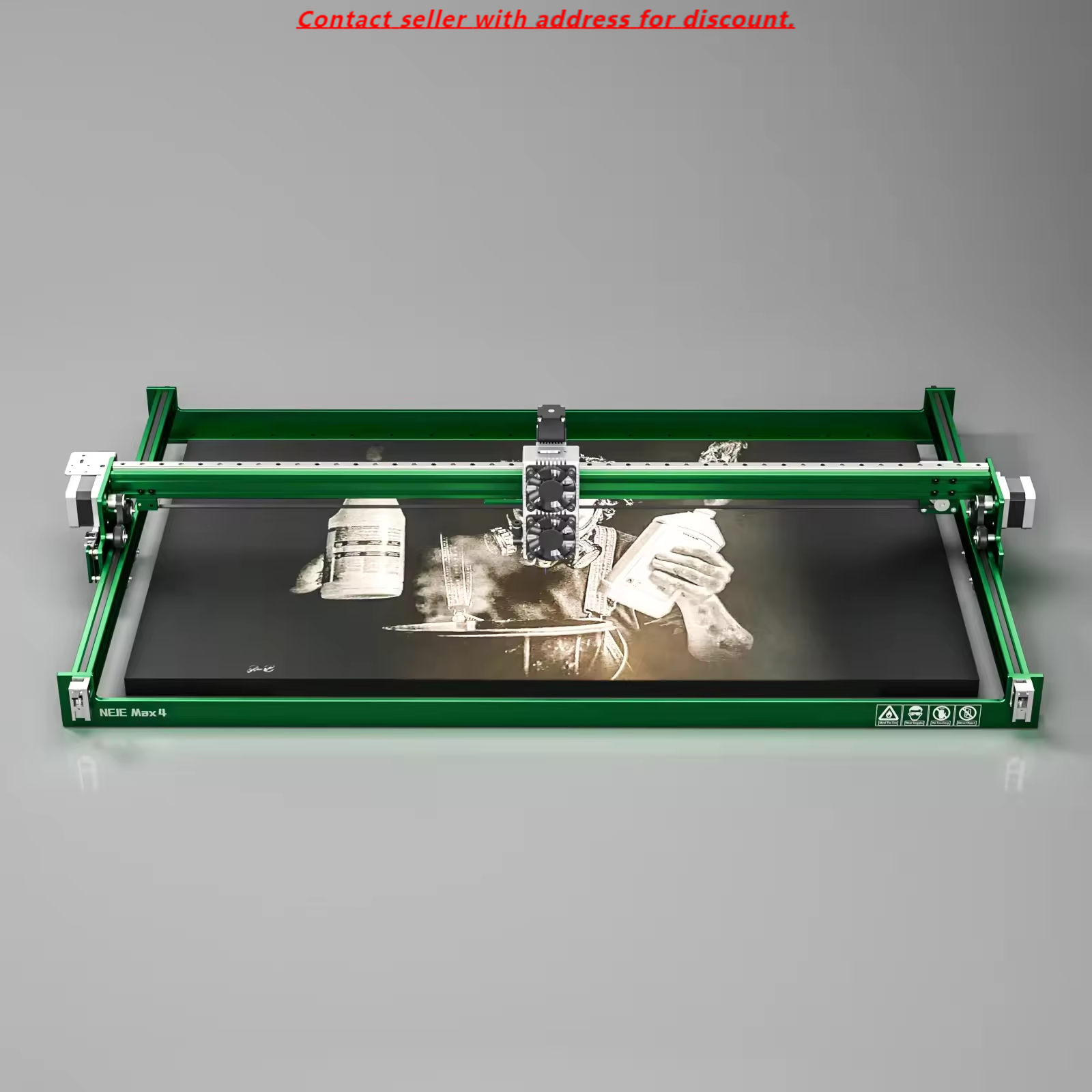 Ship EU NEJE Max 4 E80 High Po – Industrial Laser Engraver For Wood recenzja i cena