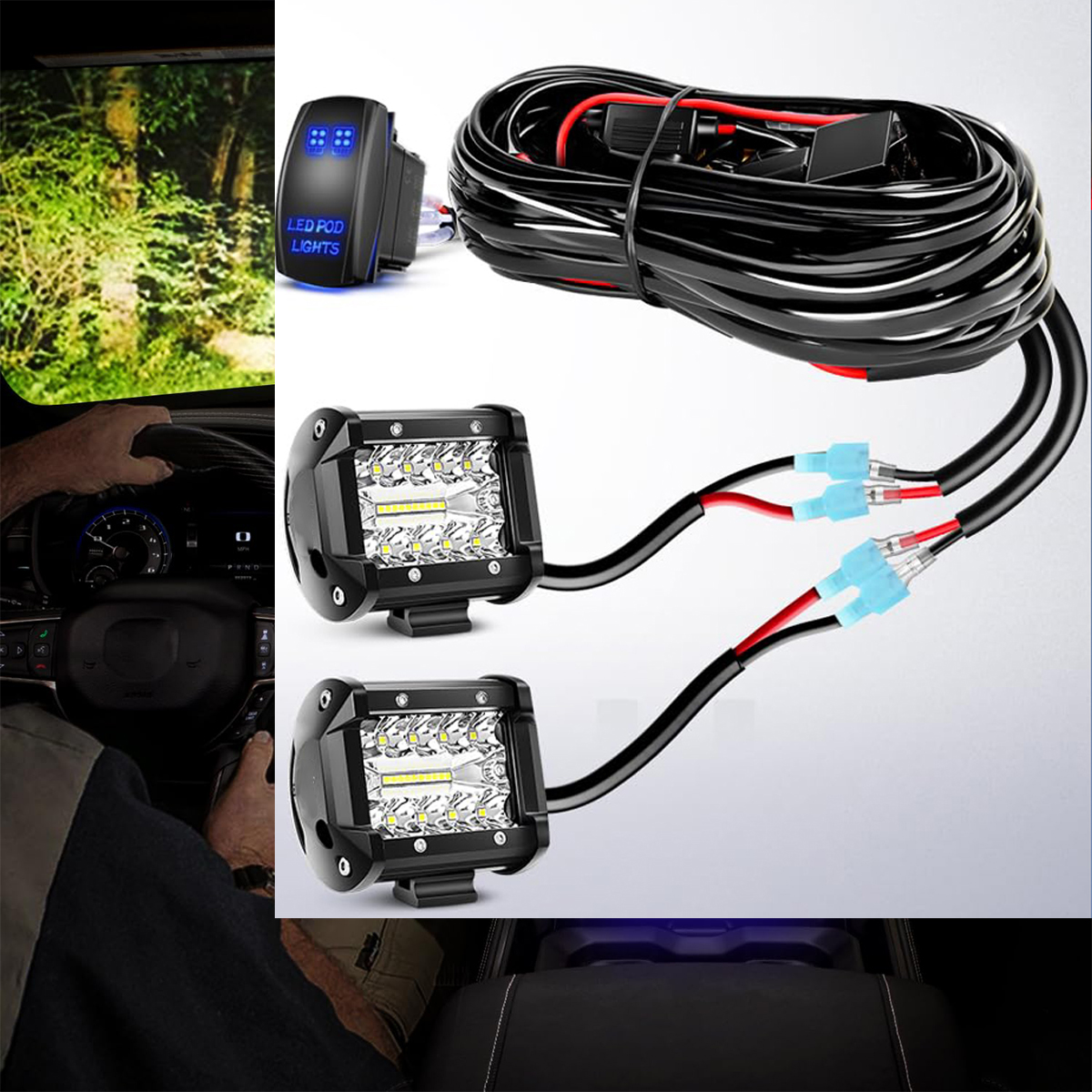 LED Light Bar Wiring Harness K – Industrial Laser Beam recenzja i cena