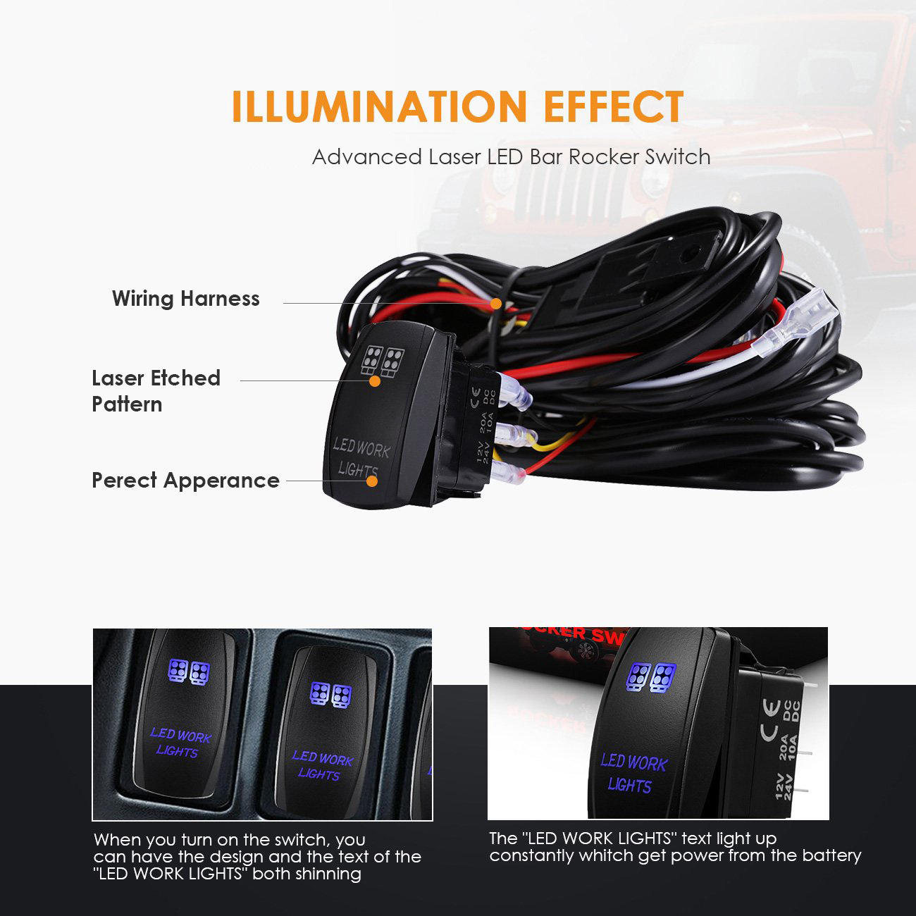 LED Light Bar Wiring Harness K – Industrial Laser Beam recenzja i cena