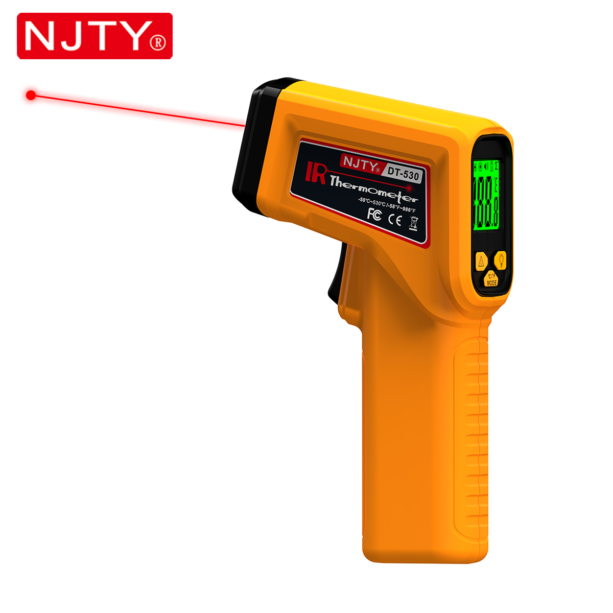 NJTY Infrared Thermometer Lase – Industrial Infrared Laser recenzja i cena