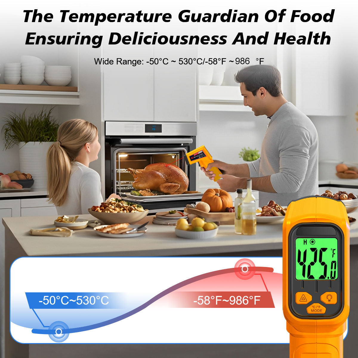 NJTY Infrared Thermometer Lase – Industrial Infrared Laser recenzja i cena
