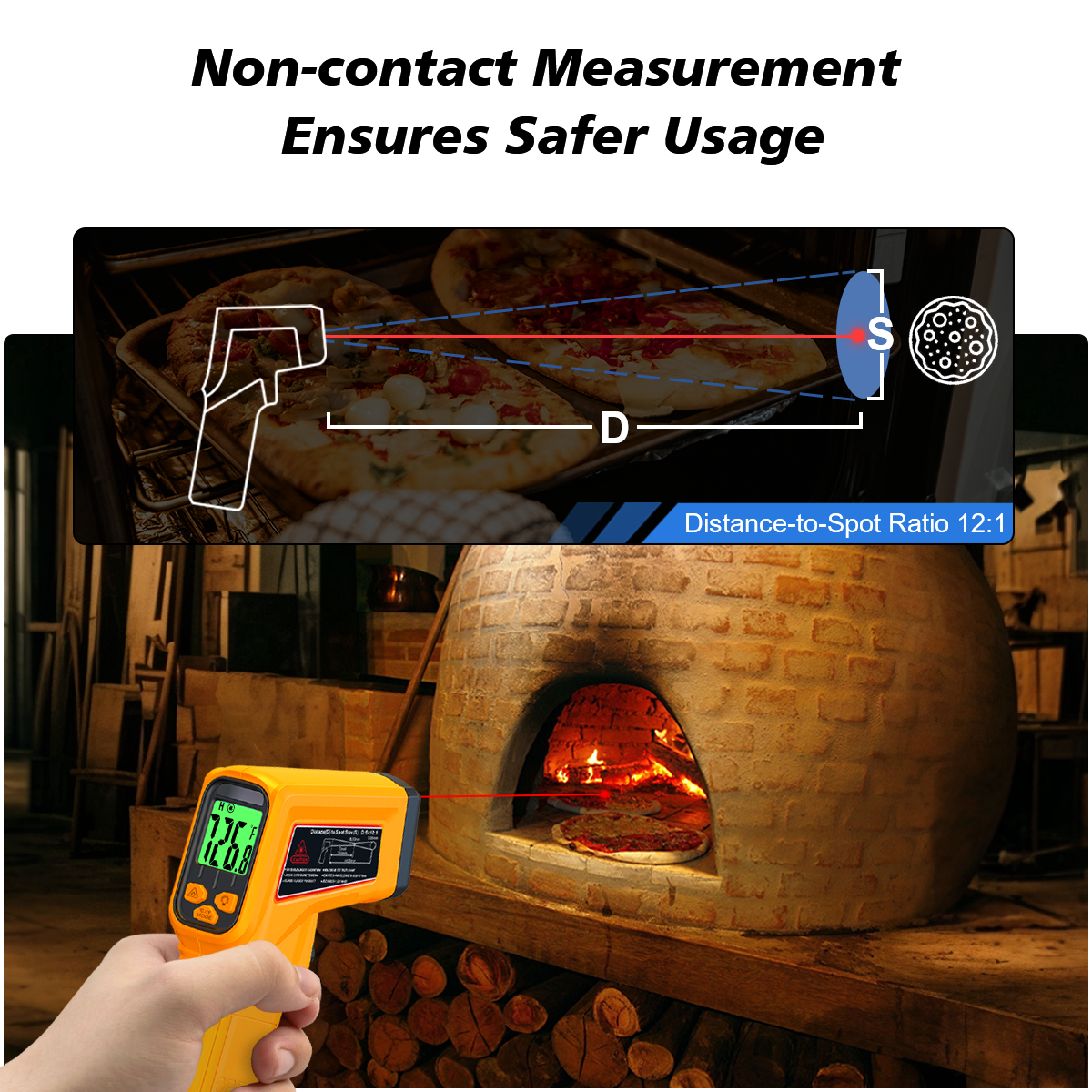 NJTY Infrared Thermometer Lase – Industrial Infrared Laser recenzja i cena