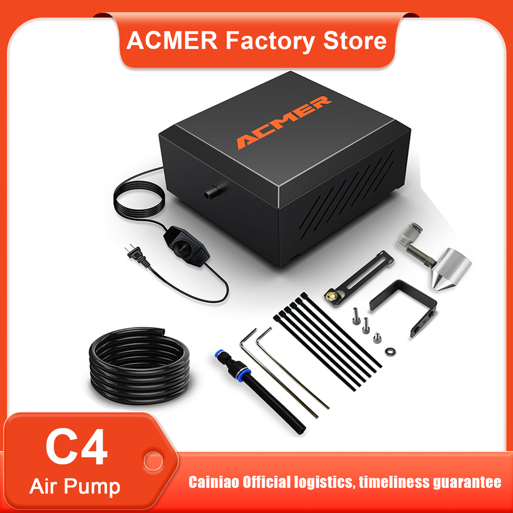 ACMER C4 Laser Air Assist Pump – Fume Extractor Laser recenzja i cena