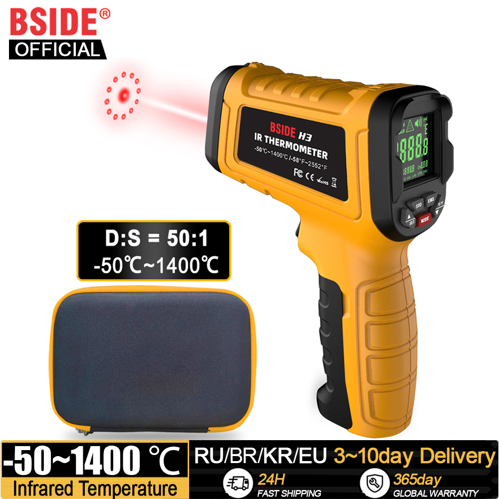 BSIDE -50~1400C Infrared Therm – Industrial Infrared Laser recenzja i cena