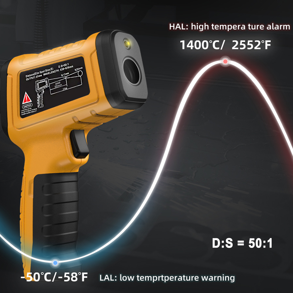 BSIDE -50~1400C Infrared Therm – Industrial Infrared Laser recenzja i cena