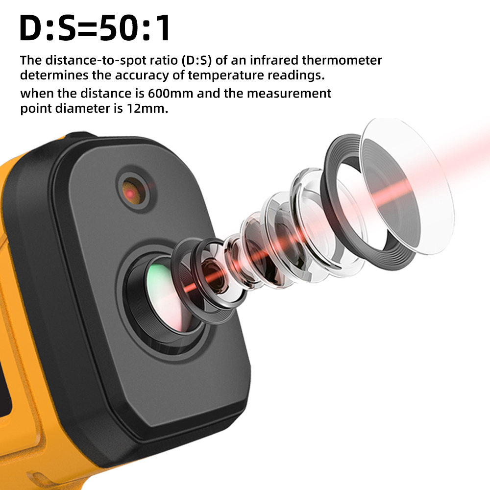 BSIDE -50~1400C Infrared Therm – Industrial Infrared Laser recenzja i cena