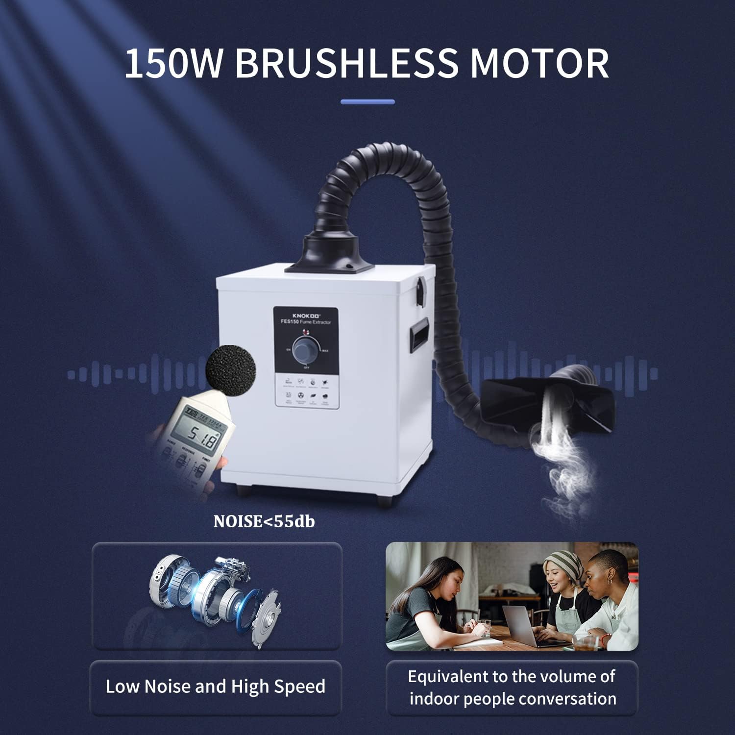 KNOKOO FES150 Industrial Laser – Fume Extractor Laser recenzja i cena