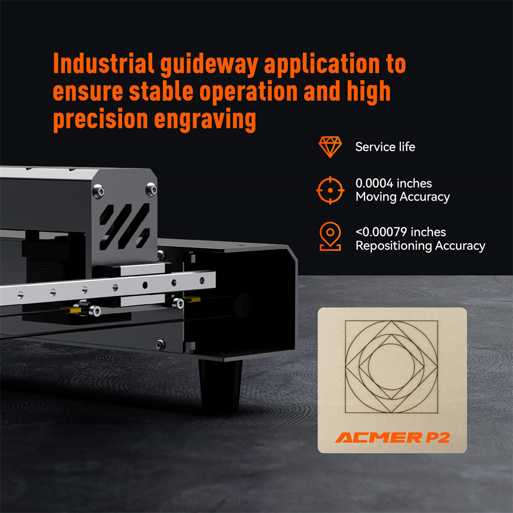 ACMER P2 33W lasers Engraver W – Industrial Laser Engraver For Wood recenzja i cena
