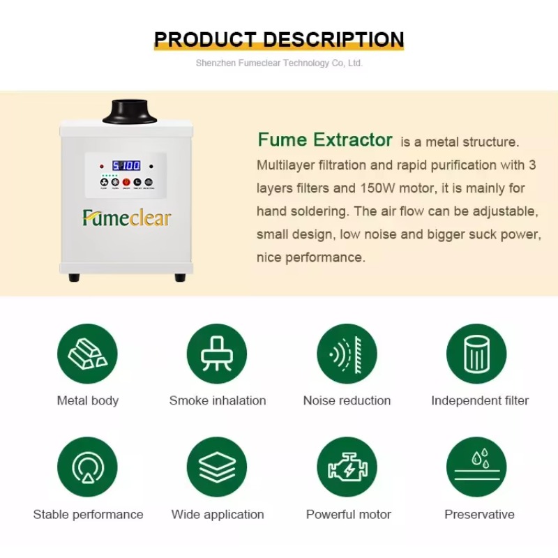 Fumeclear FC-150 Laser Welding – Fume Extractor Laser recenzja i cena