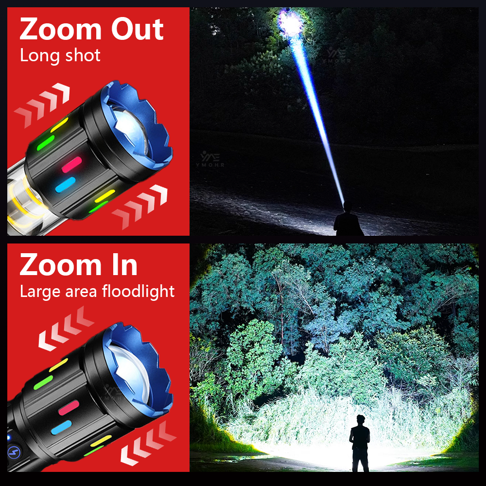 XHP70 High Power Camping Flash – Industrial Handheld Laser recenzja i cena