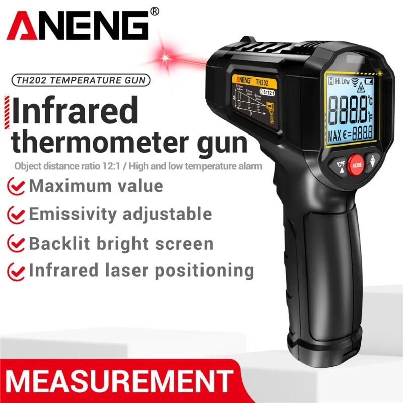 ANENG TH202 Industrial Handhel – Industrial Infrared Laser recenzja i cena