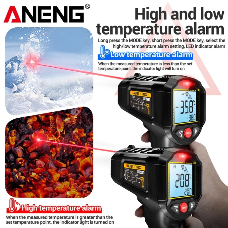 ANENG TH202 Industrial Handhel – Industrial Infrared Laser recenzja i cena