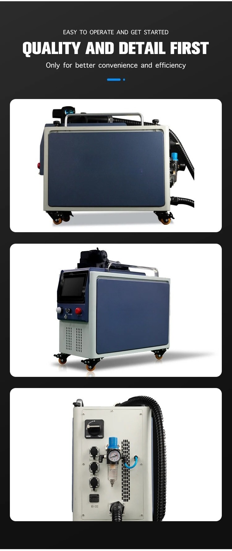 100W 200W 300w Pulse Laser Cle – Industrial Laser Paint Remover recenzja i cena