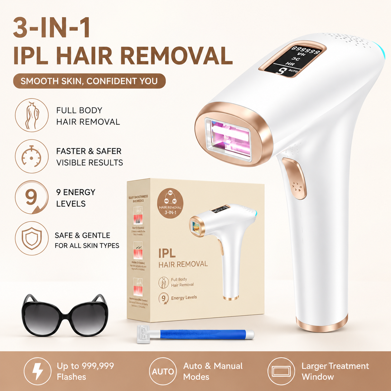 Hair Removal Device IPL Laser  – Industrial Laser Cleaning Machine recenzja i cena