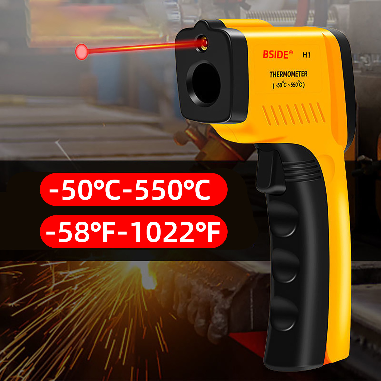 Digital Infrared Thermometer - – Industrial Infrared Laser recenzja i cena