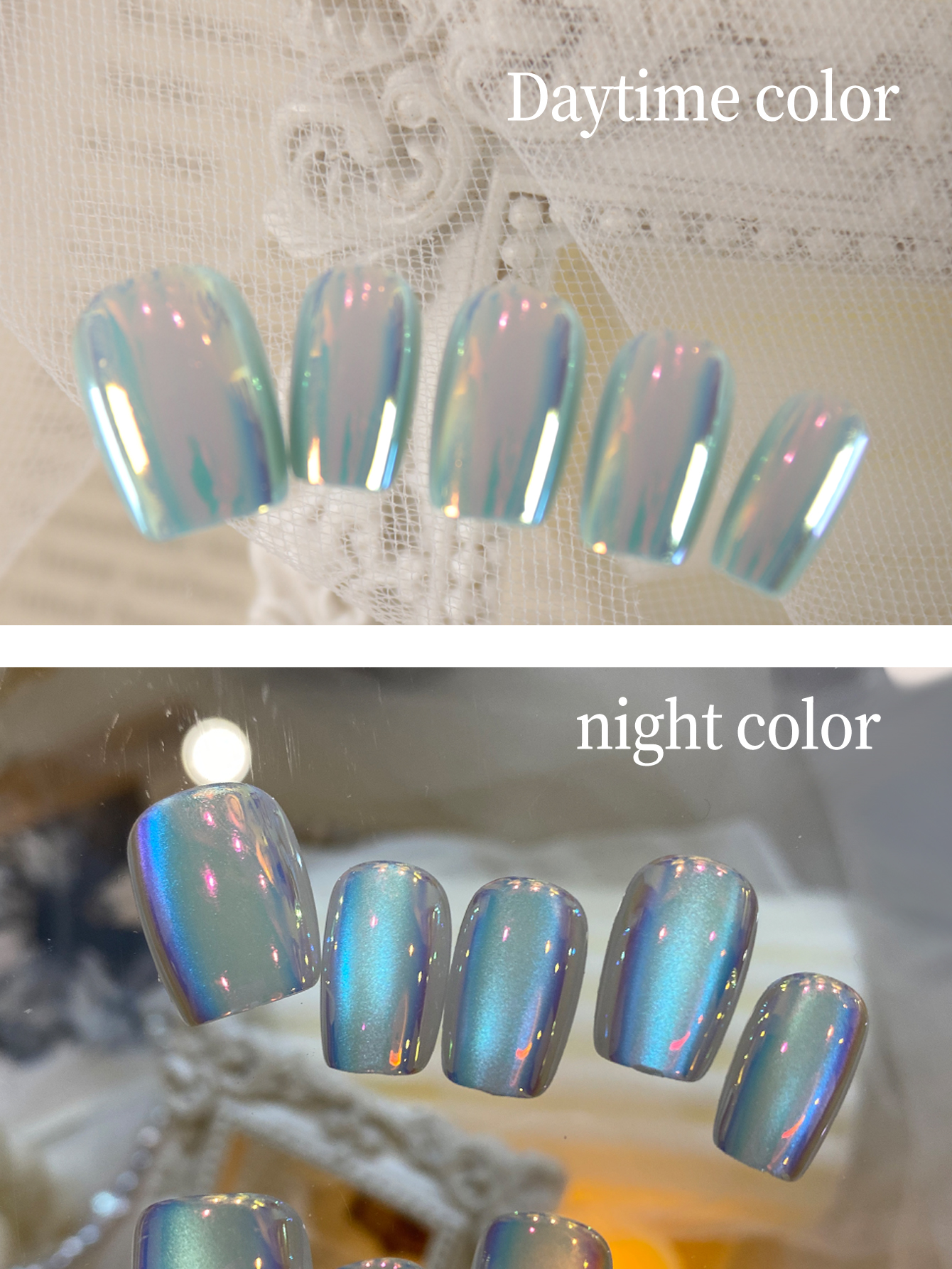 10Pcs Press on Nails Short Blu – Industrial Handheld Laser recenzja i cena