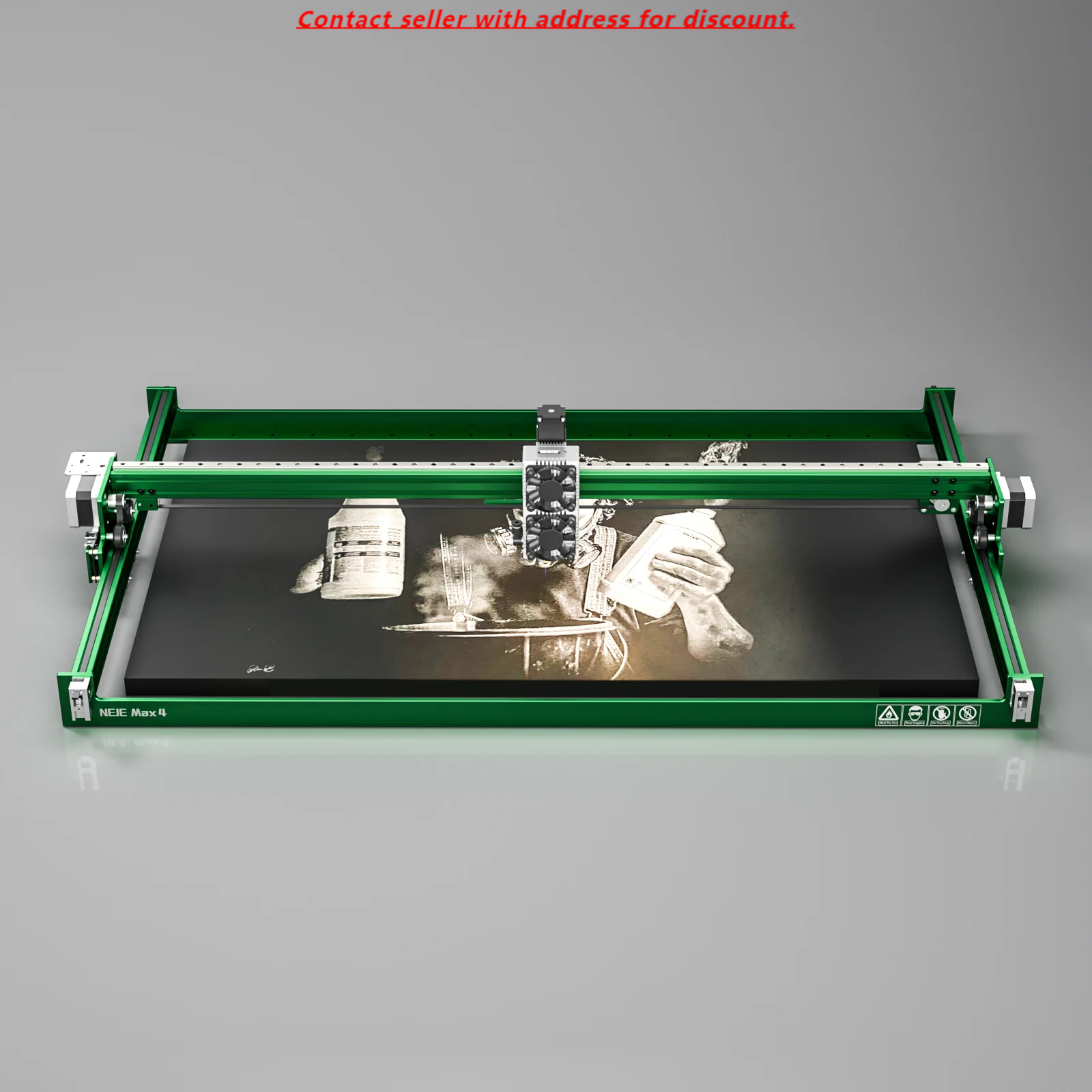 NEJE Max 4 E80 High Power Lase – Industrial Laser Engraver For Wood recenzja i cena