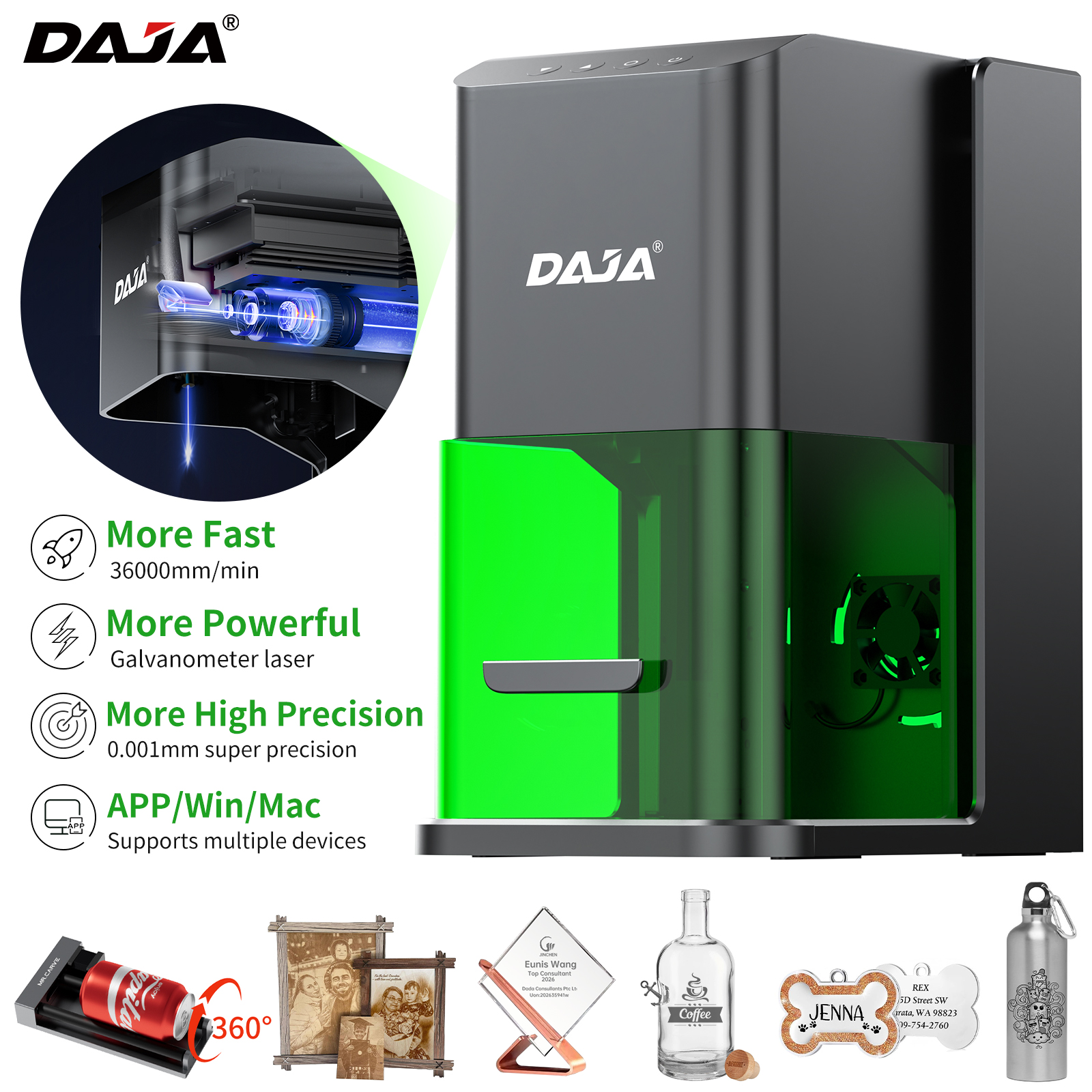 DAJA C1 Ultra Laser Engraver G – Industrial Handheld Laser recenzja i cena