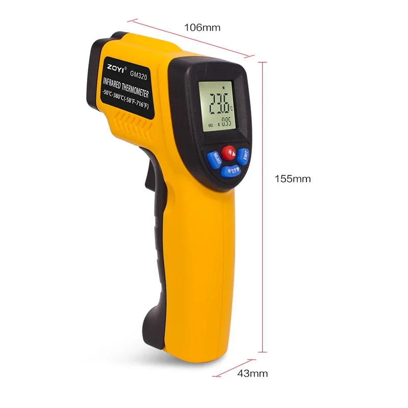 Portable Infrared Thermometer  – Industrial Infrared Laser recenzja i cena
